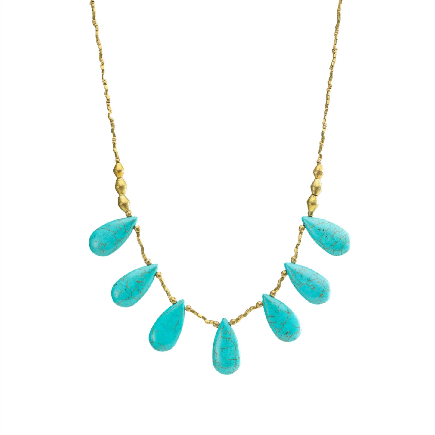Turquoise Bohemian Blue Necklace