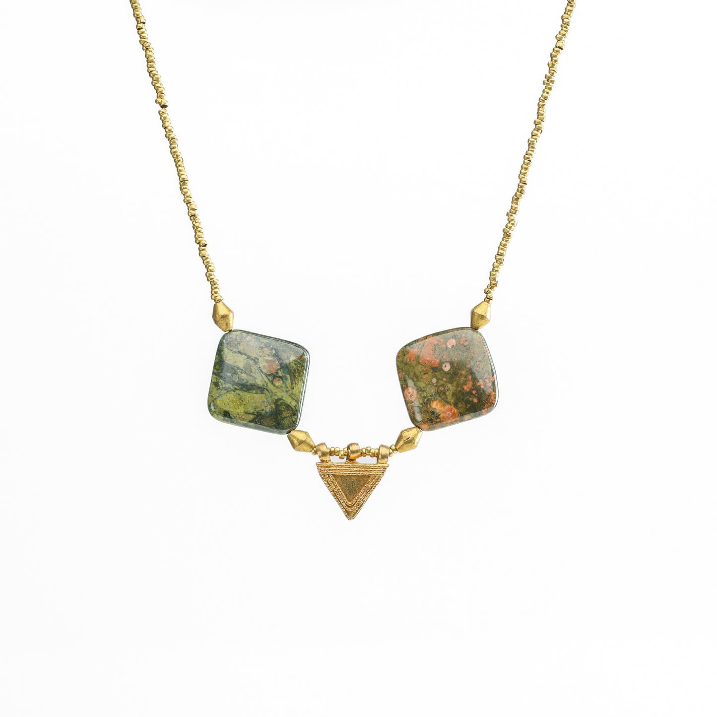 Telsumface with Rainforest Jasper