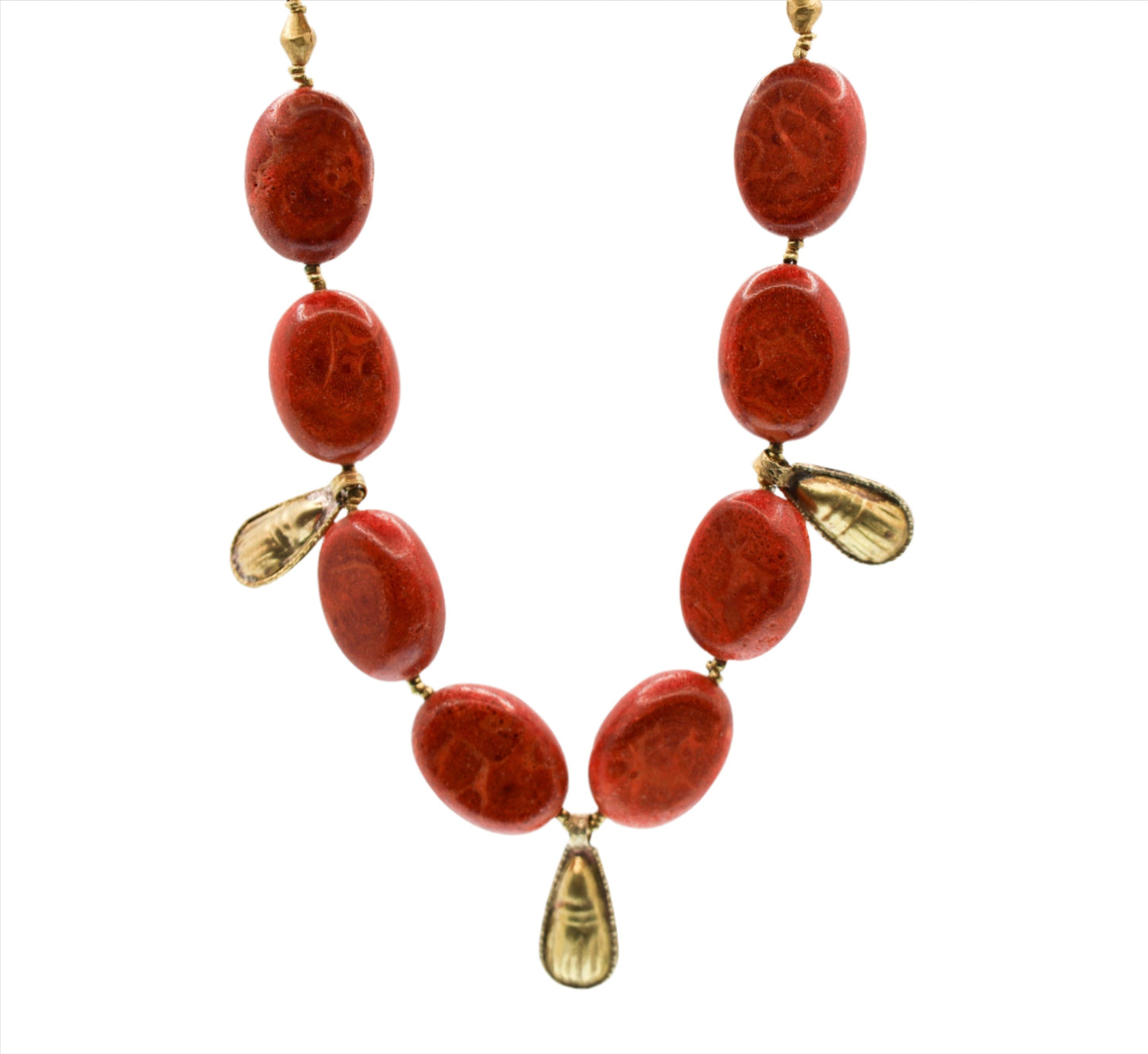 Coral Fertility Charm Necklace