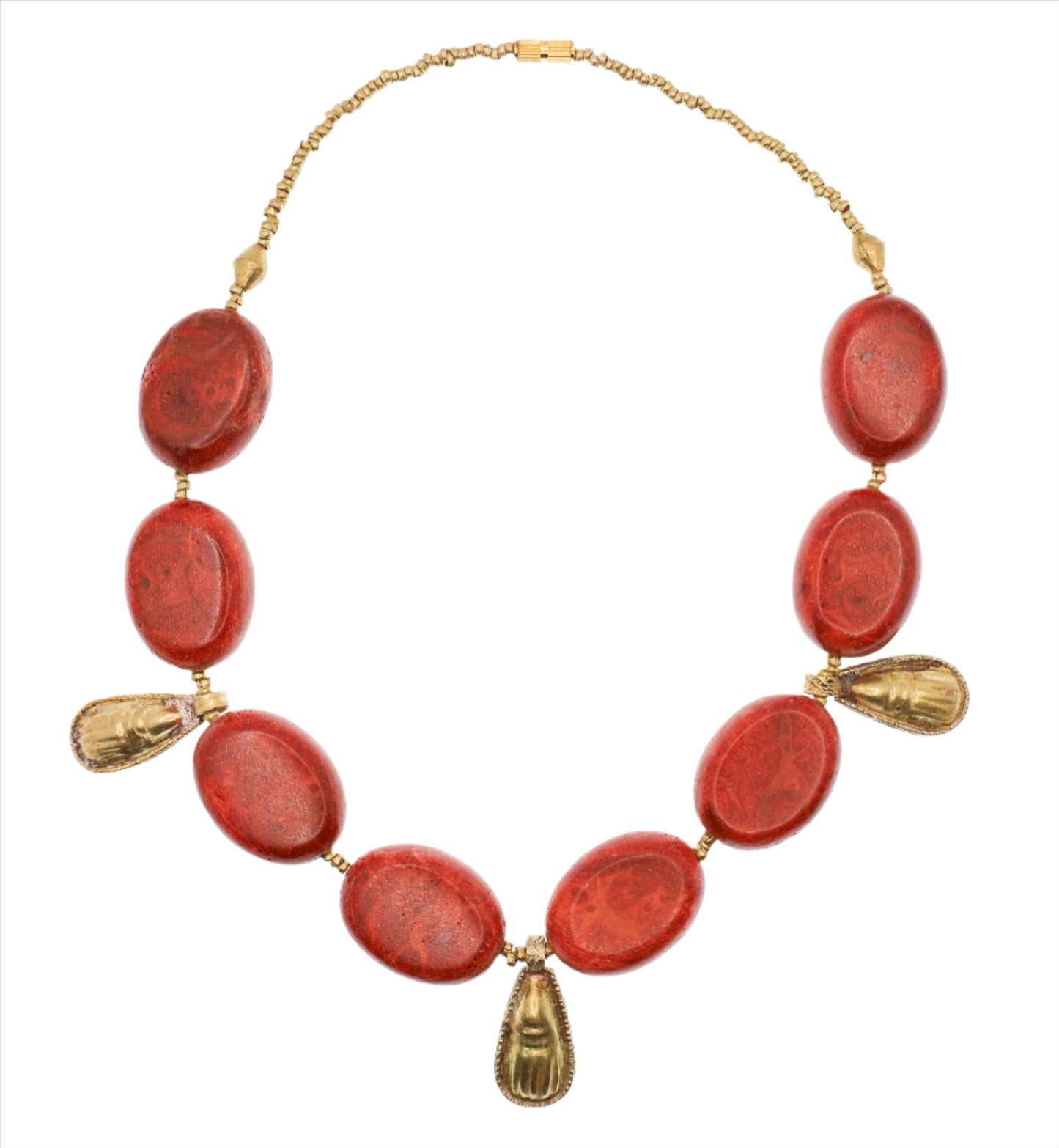 Coral Fertility Charm Necklace