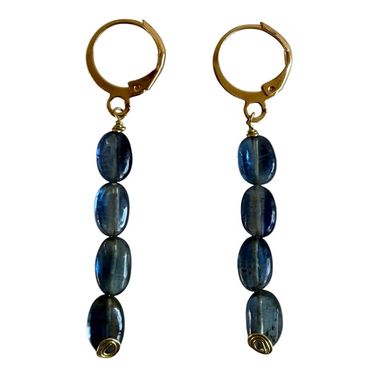 Ocean Blue Kyanite Earrings