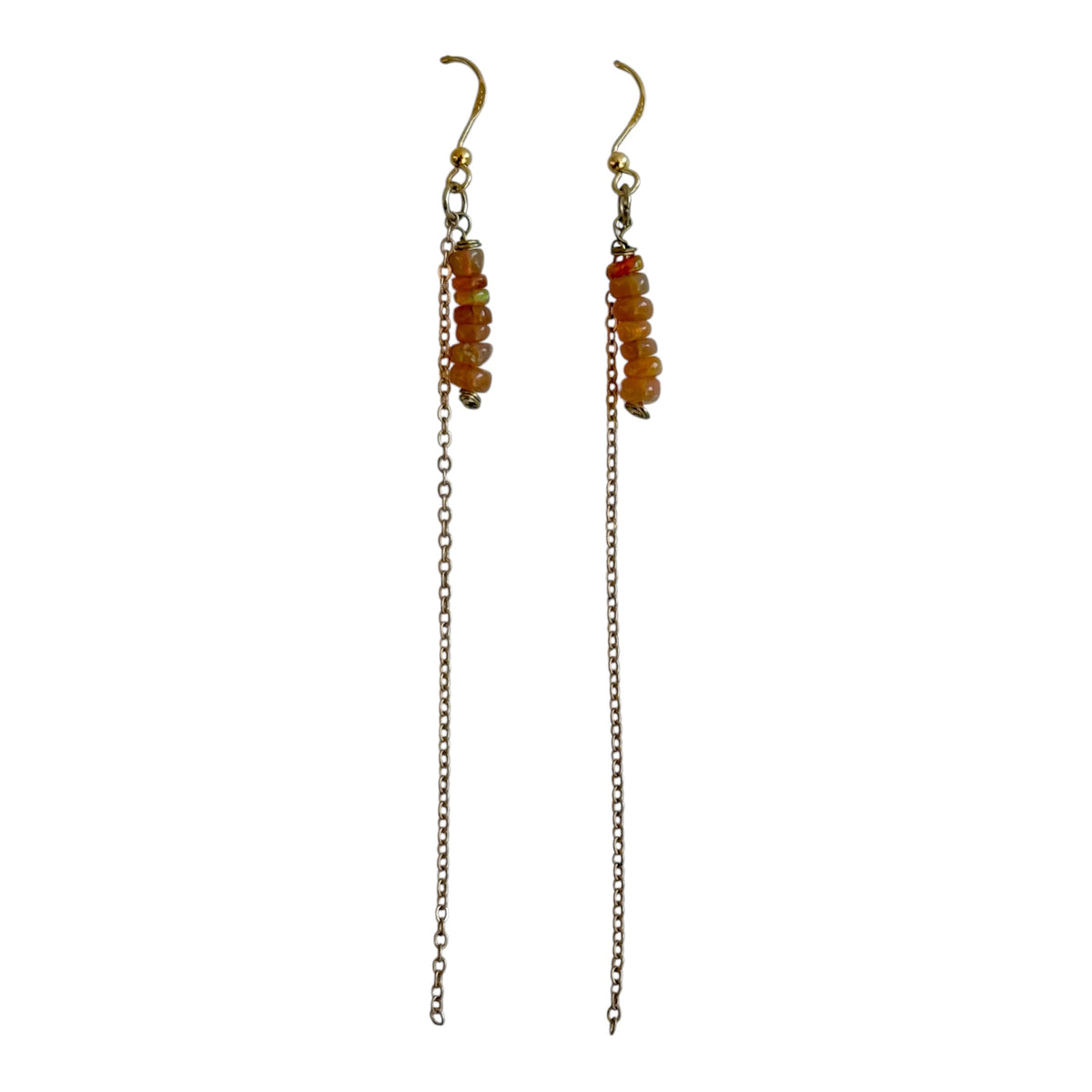 Ethiopian opal earrings