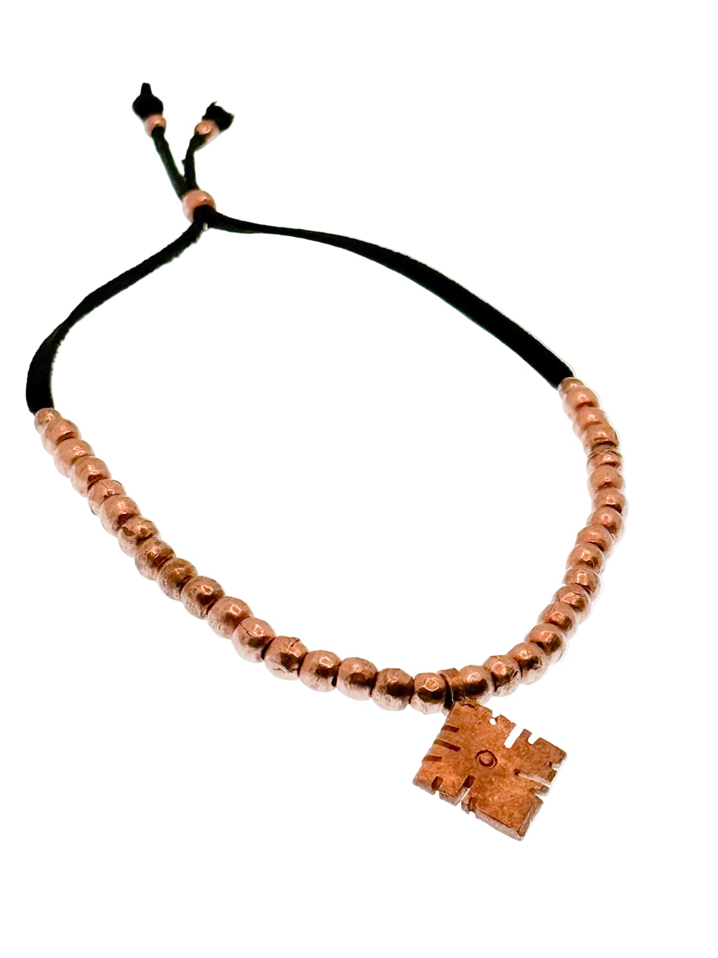 Ethiopian cross Cooper bracelet
