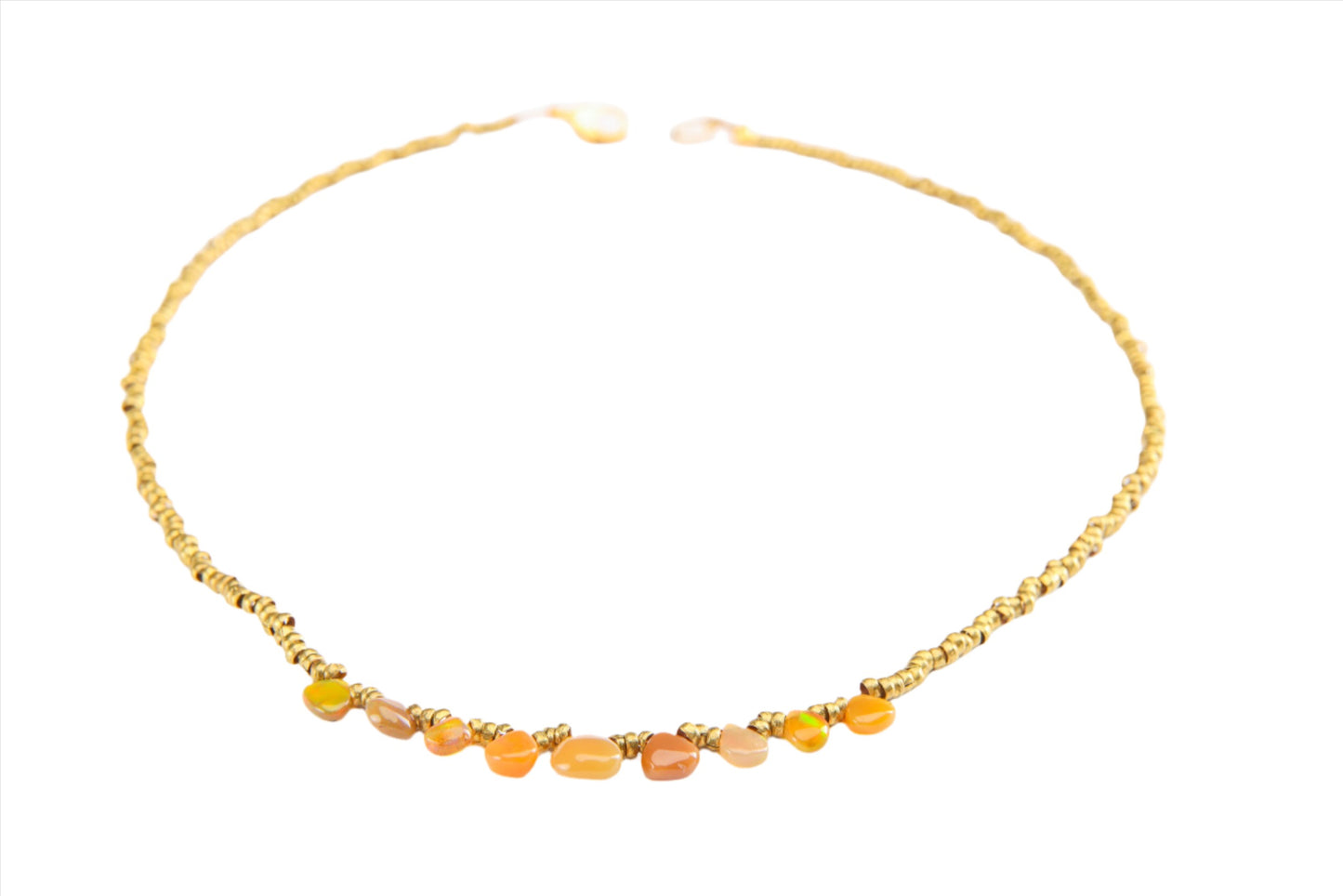 Opal Essence Beaded Necklace