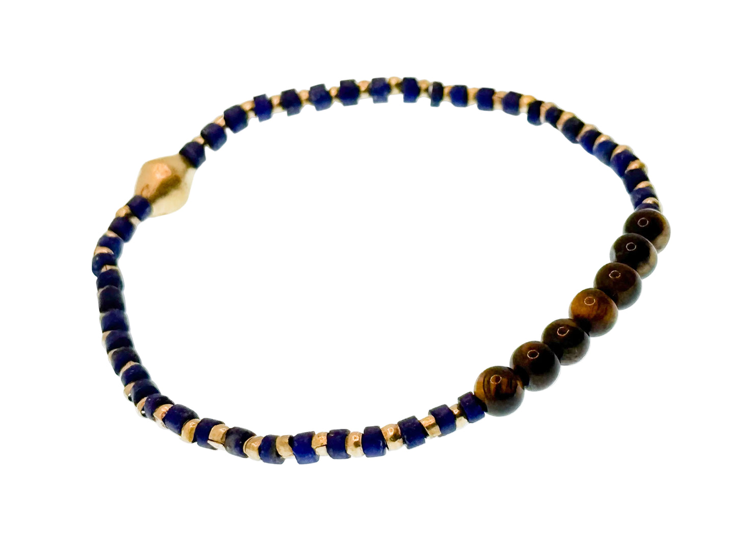 Lapis Tiger eye bracelet