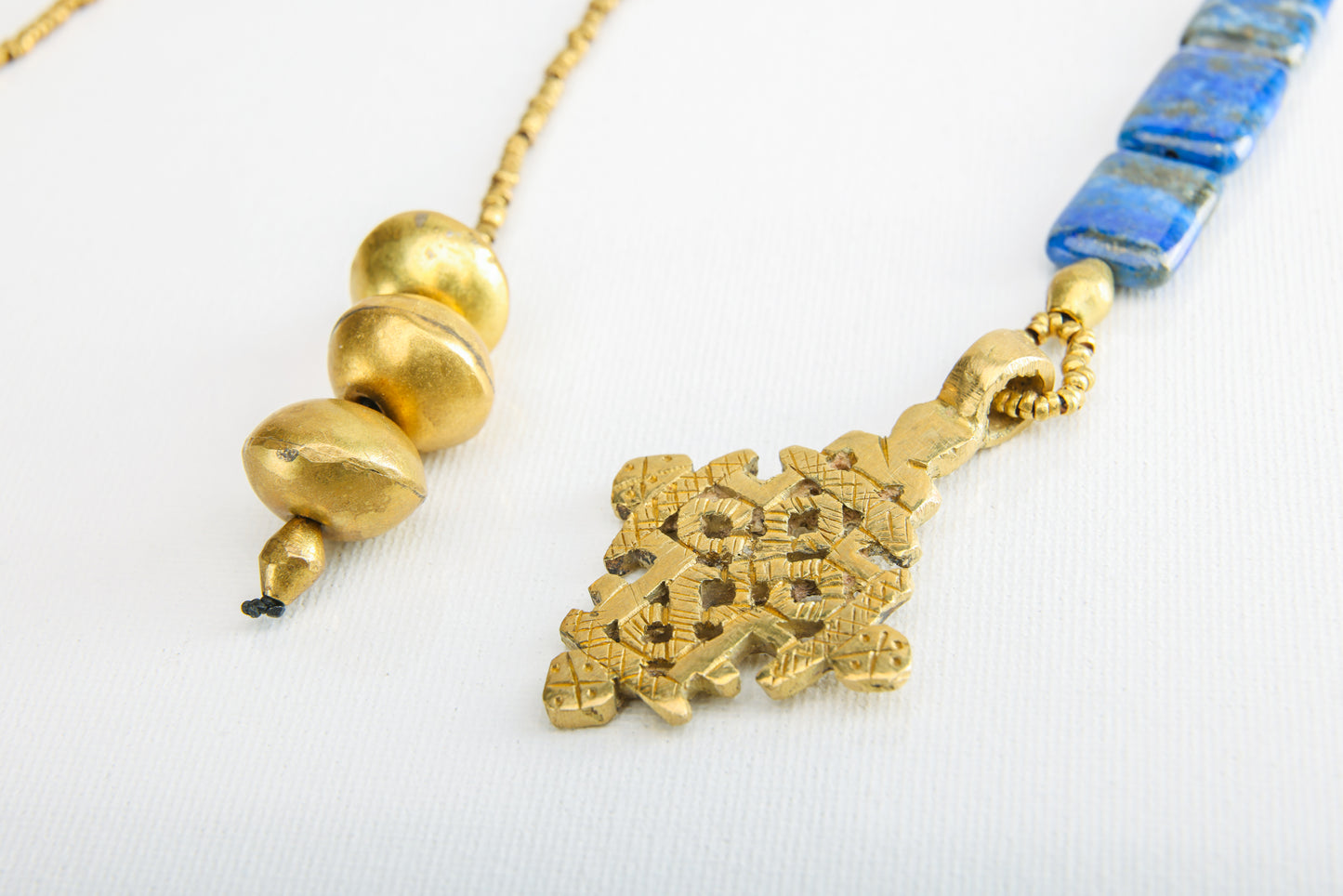 Elegance: Lapis Versatile wrapped Necklace