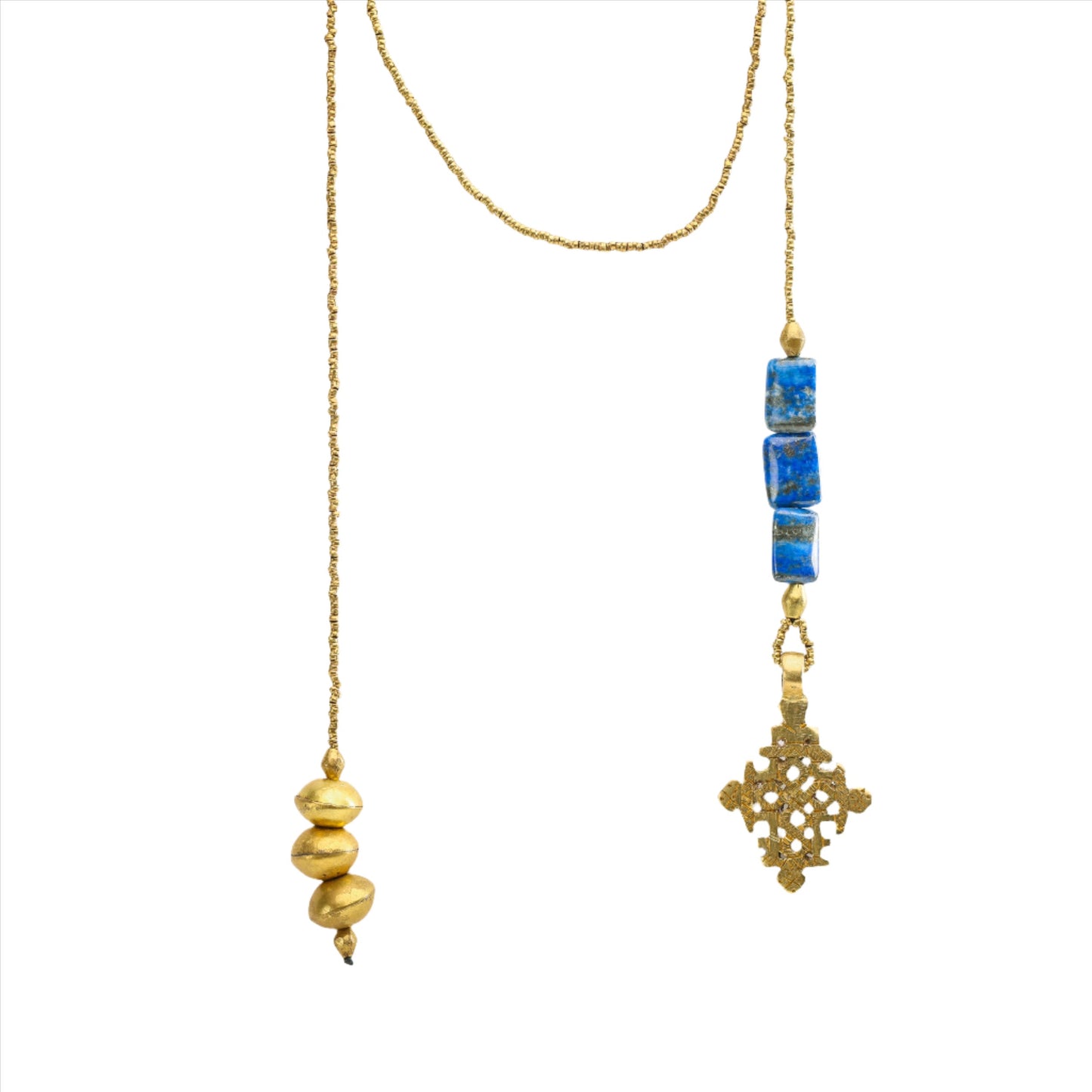 Elegance: Lapis Versatile wrapped Necklace