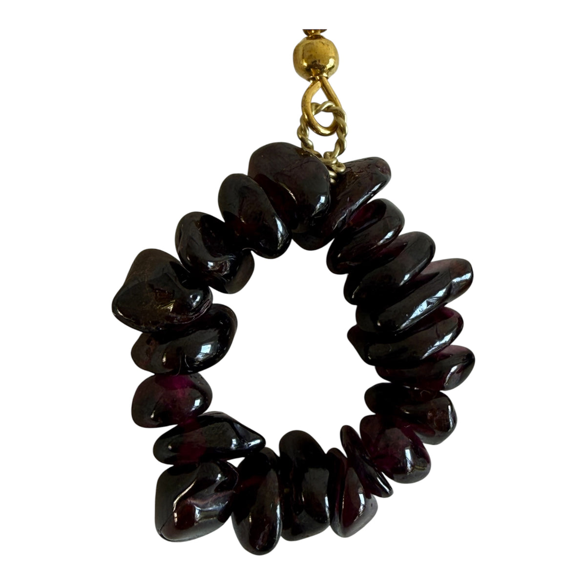 Garnet earrings
