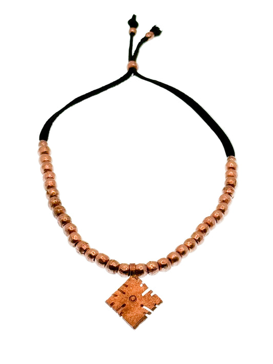 Ethiopian cross Cooper bracelet