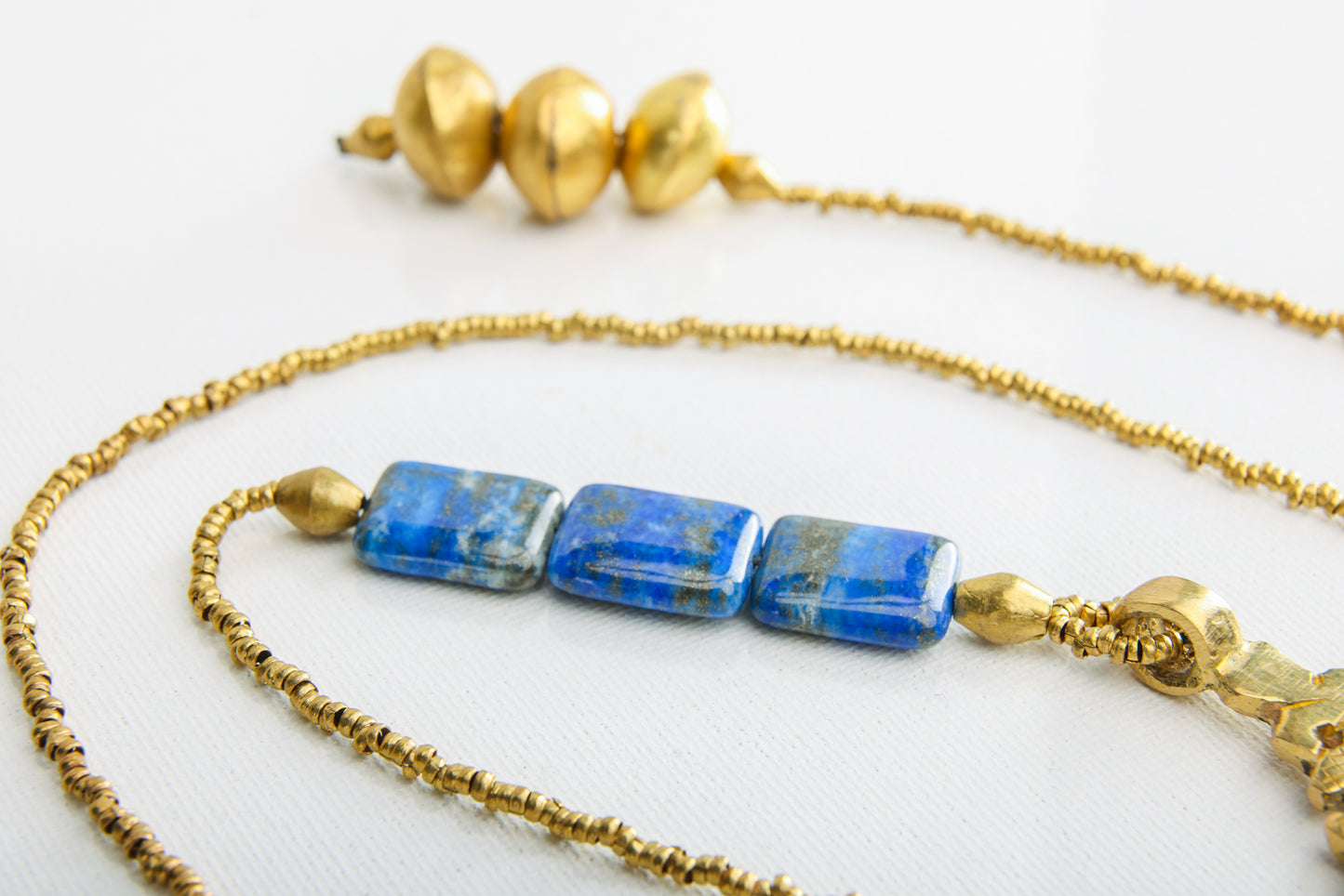 Elegance: Lapis Versatile wrapped Necklace