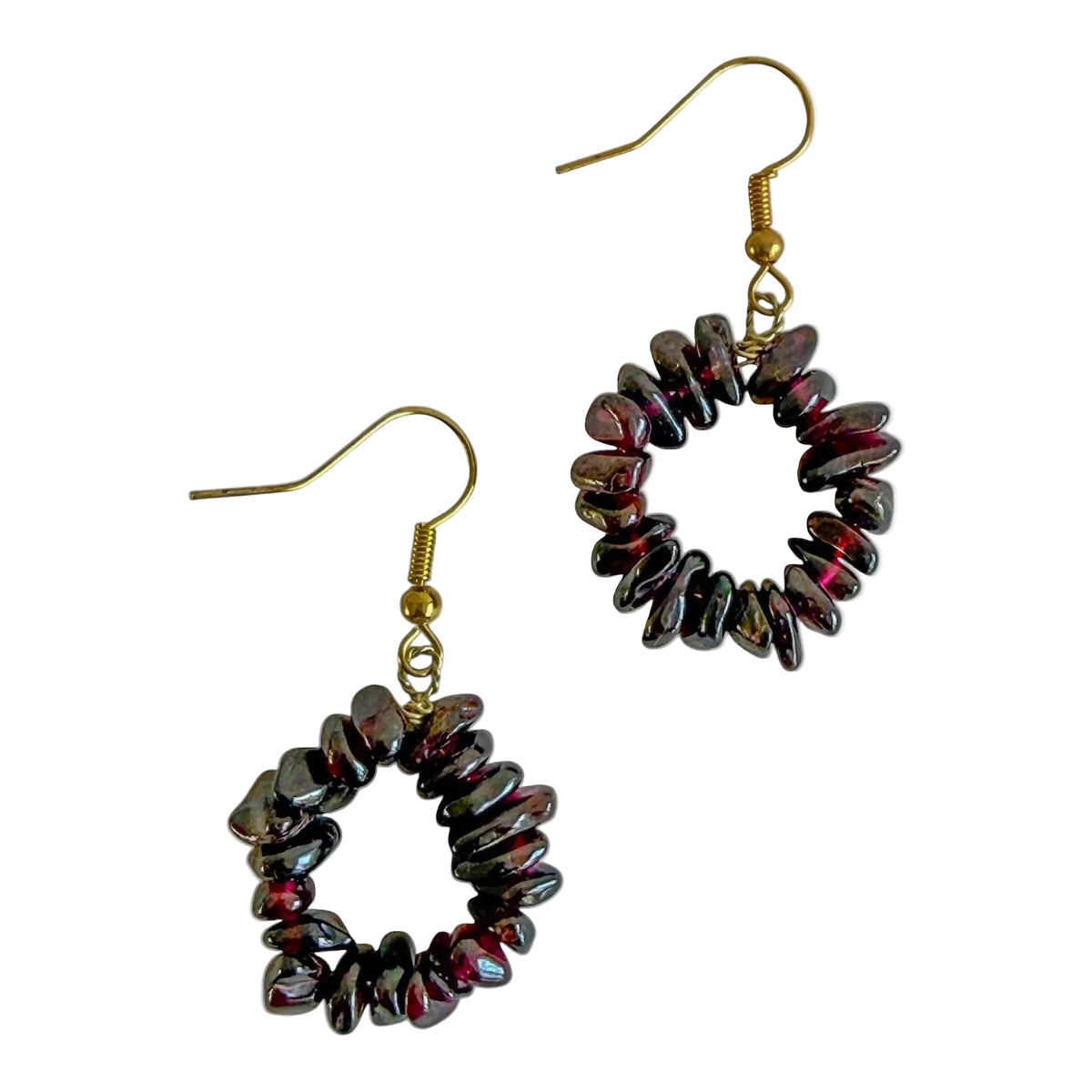 Garnet earrings
