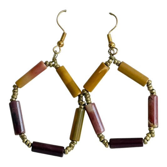 Gemstone earrings