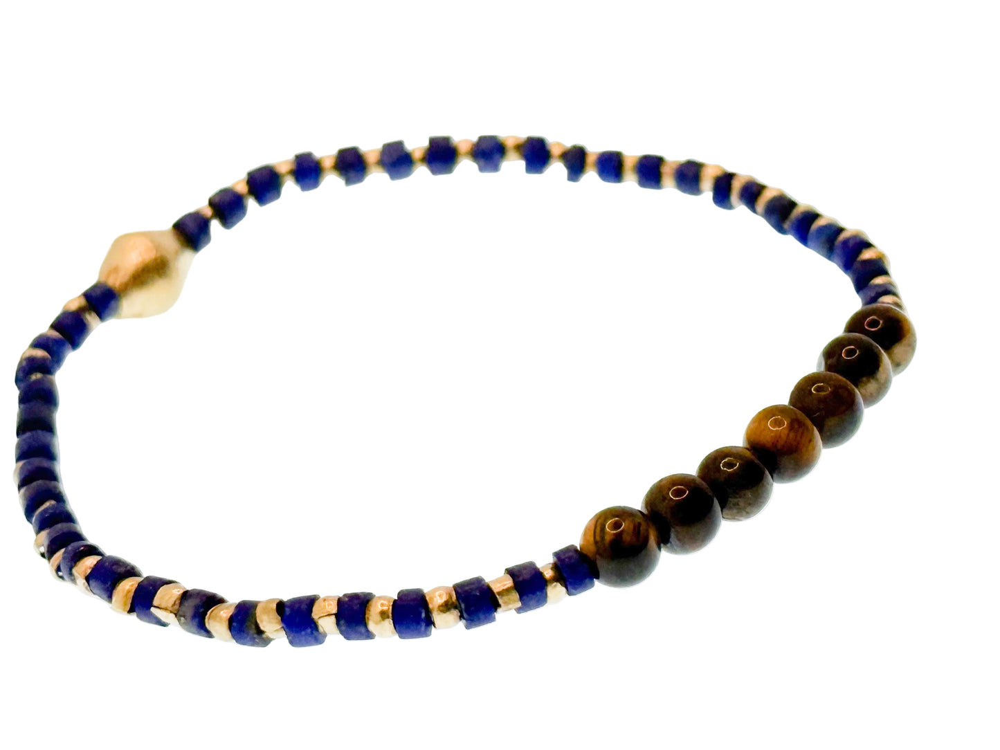 Lapis Tiger eye bracelet