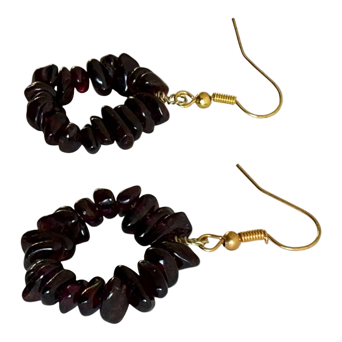 Garnet earrings