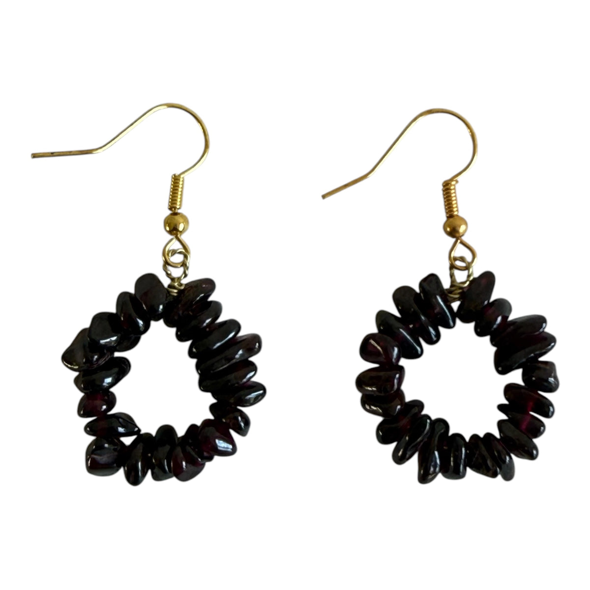 Garnet earrings