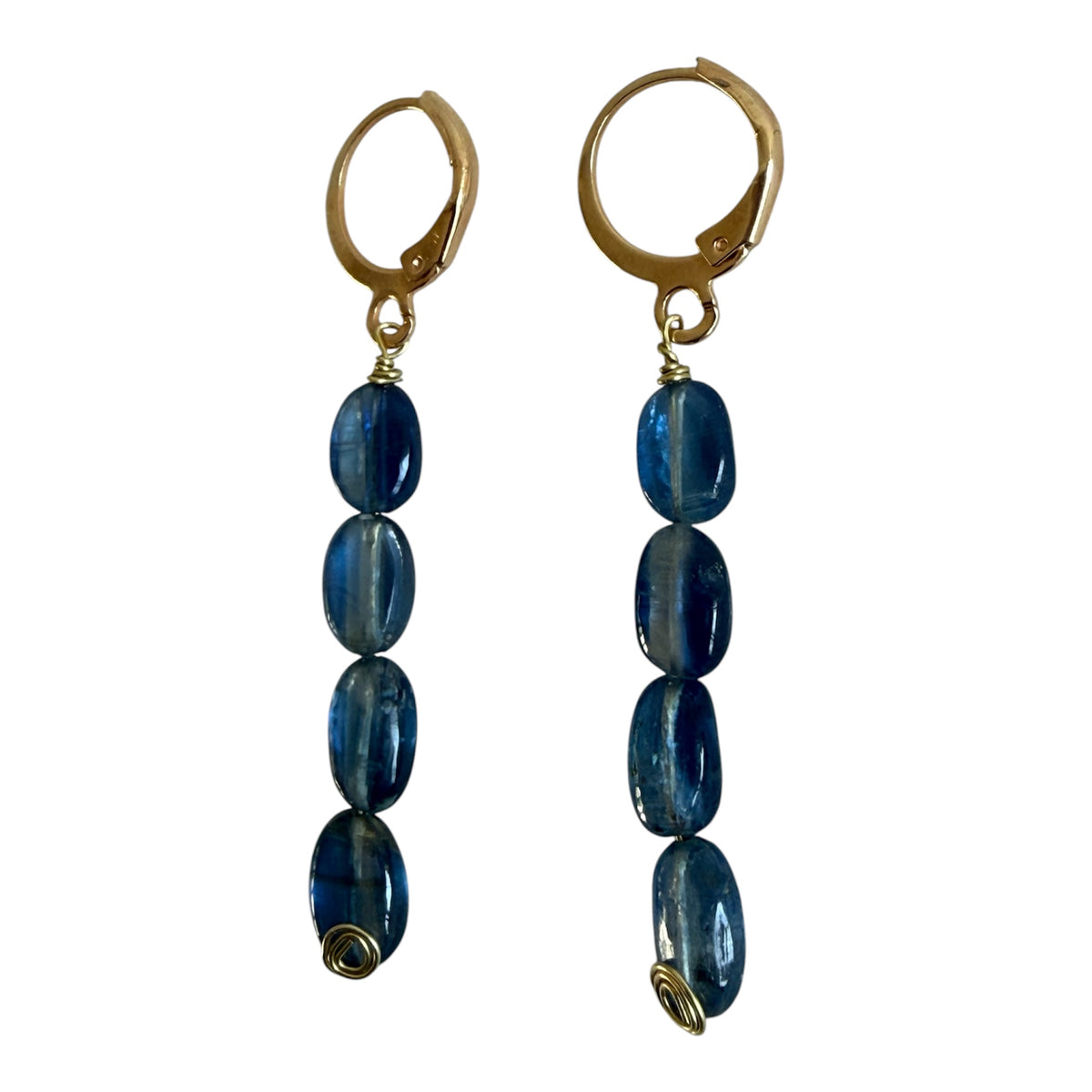 Ocean Blue Kyanite Earrings
