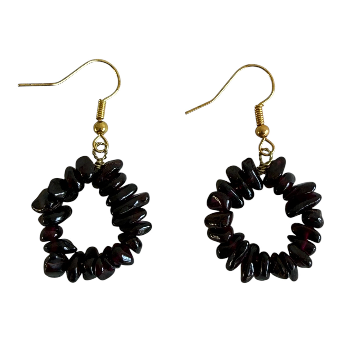 Garnet earrings