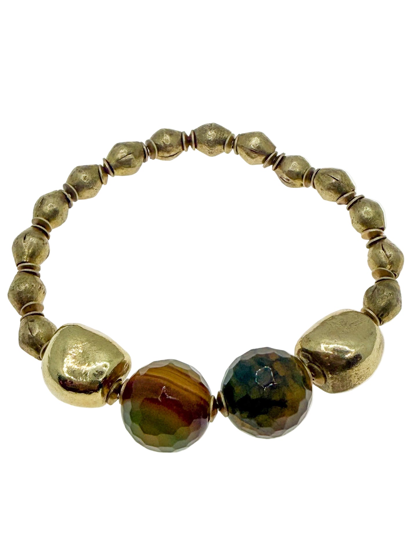 Sunlit Forest Agate Bracelet